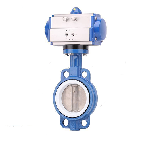 Pneumatic PTFE Butterfly Valve D671F-16 Technology Leading Development and Reliable and stable