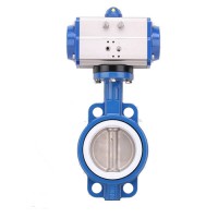 Pneumatic PTFE Butterfly Valve D671F-16 Technology Leading Development and Reliable and stable