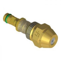 Fluidisc fuel burner nozzles