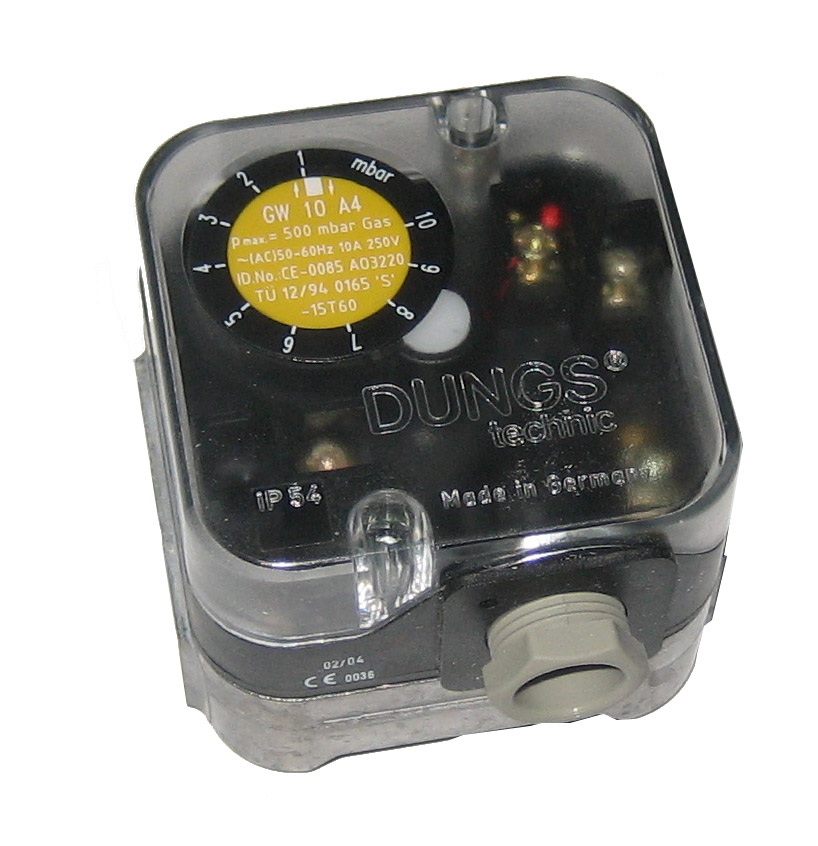 GW3A4 DUNGS GW..A4 gas air switch Burner Accessories Gas Pressure Switch